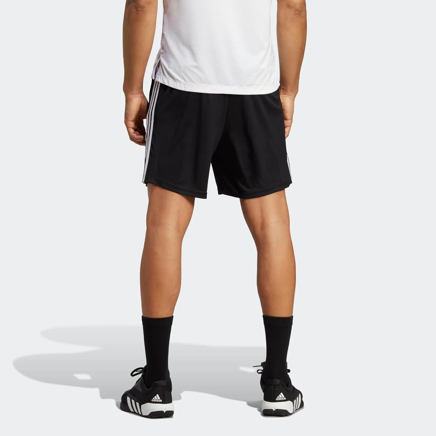 adidas Men's Essentials Pique 3-Stripes Training Shorts