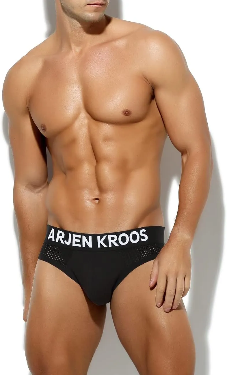 Arjen Kroos Men's Jockstrap Underwear Breathable Mesh Jock Straps Cotton Athletic Supporter