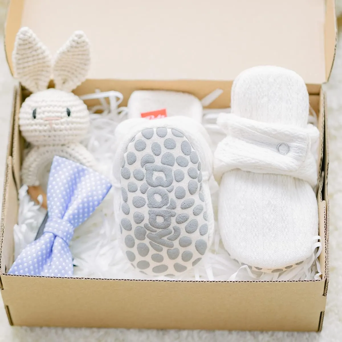 Babelvit Newborn Baby Boy Girl Soft Fleece Booties Stay On Infant Slippers Socks Shoe Non Skid Gripper Toddler First Walkers Winter Ankle Crib Shoes