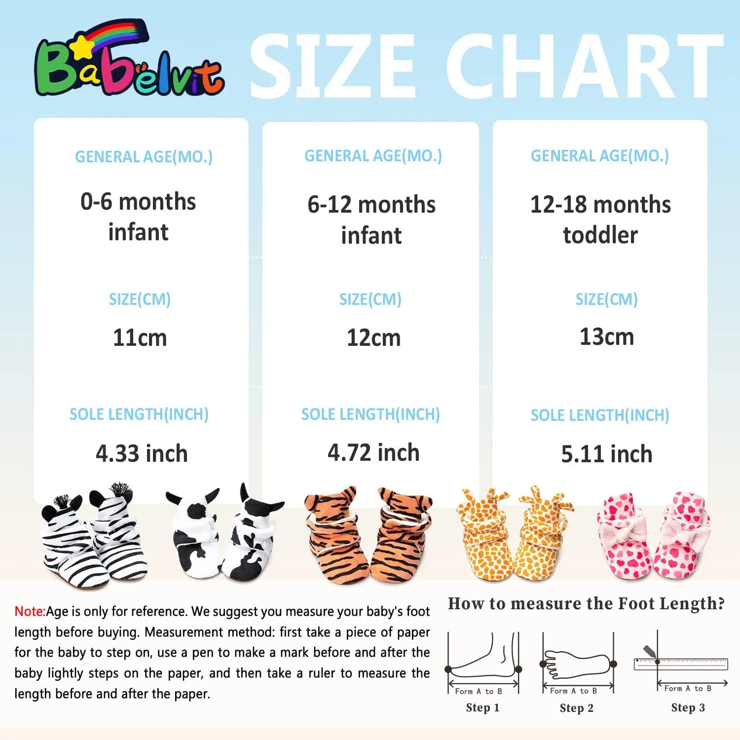 Babelvit Newborn Baby Boy Girl Soft Fleece Booties Stay On Infant Slippers Socks Shoe Non Skid Gripper Toddler First Walkers Winter Ankle Crib Shoes