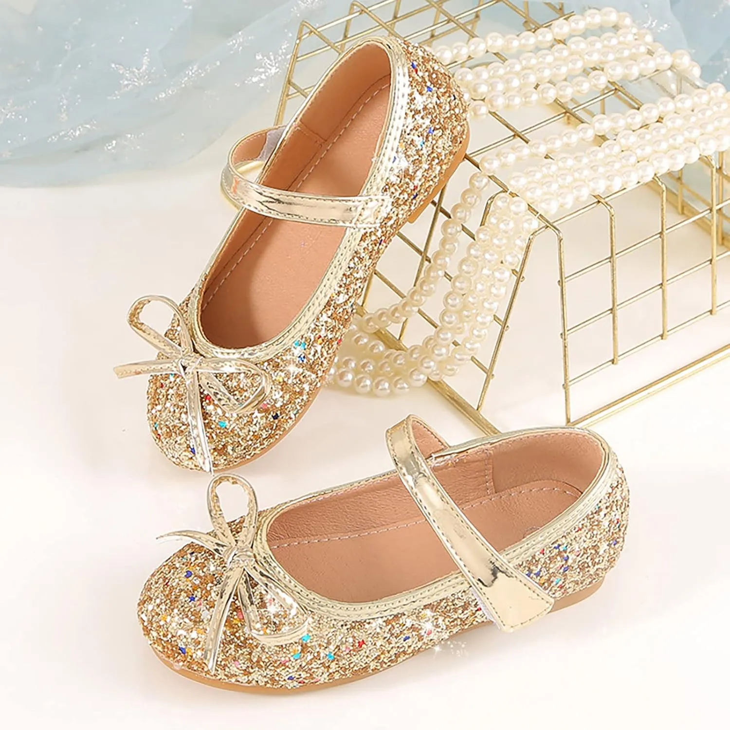 Baby Shoes Infant Baby Soft Sole Walking Shoes Bow Ballet Flats for Girl Wedding Birthday Party Oxford Shoes Loafers