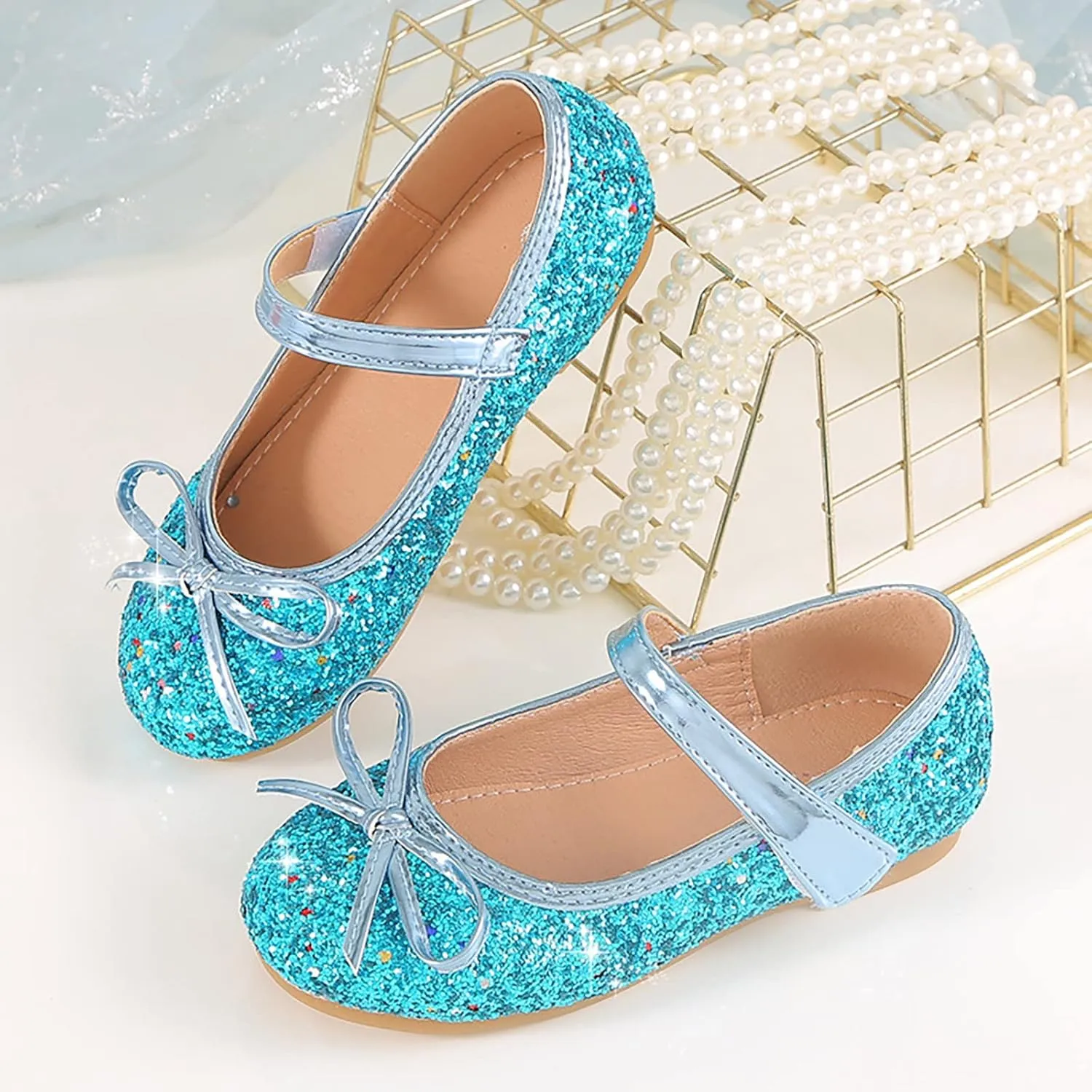 Baby Shoes Infant Baby Soft Sole Walking Shoes Bow Ballet Flats for Girl Wedding Birthday Party Oxford Shoes Loafers