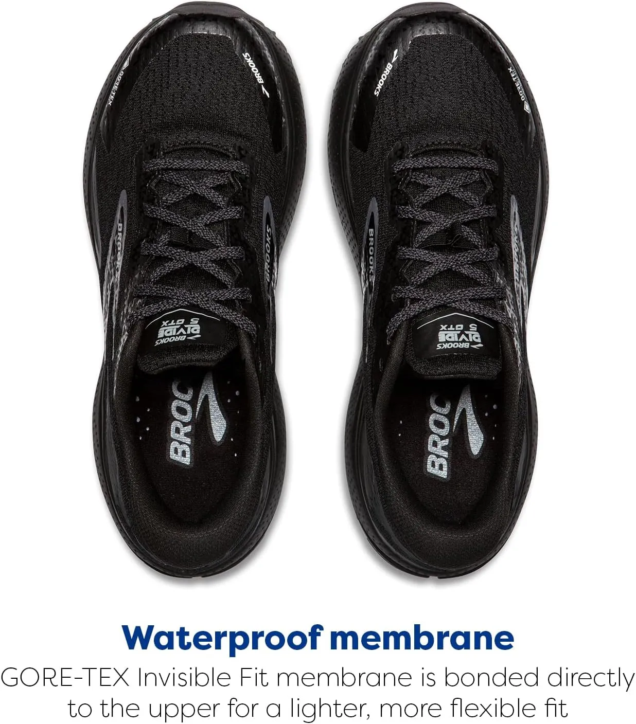 Brooks Mens Divide 5 GTX Waterproof Trail Running Shoe