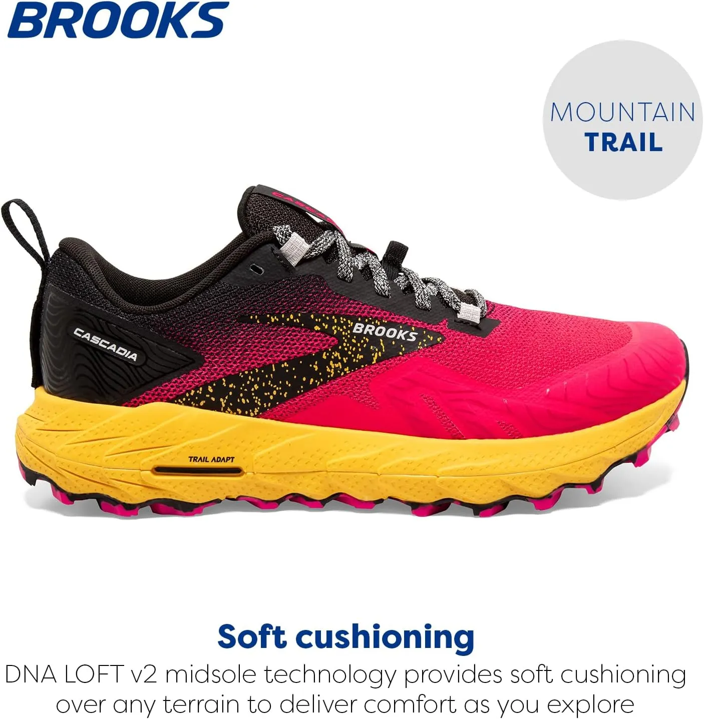 Brooks Womens Cascadia 17 Trail Running Shoe