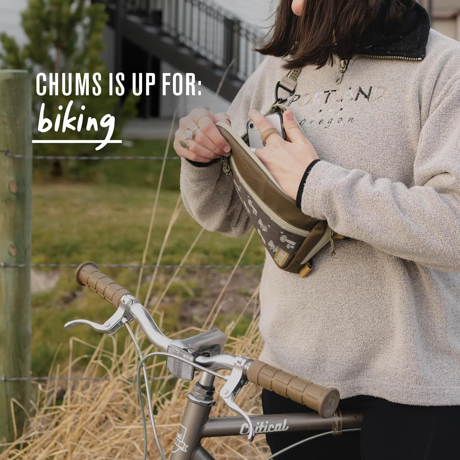 Chums Rover Crossbody Sling Bag for Women & Men ?C Convertible, Multi-Pocket Day Pack for Travel