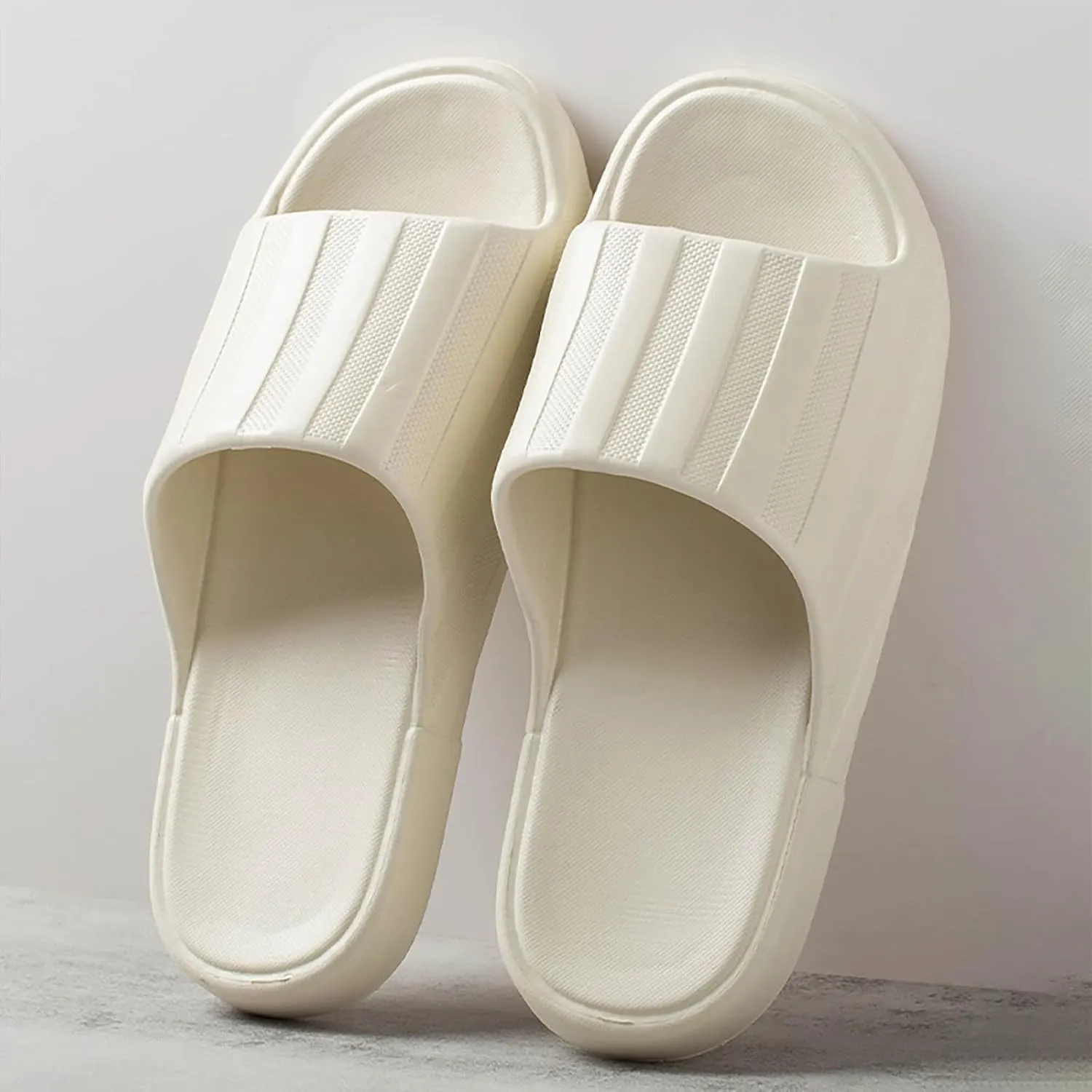 Cloud Slides for Women Men Pillow Slippers EVA Anti-Slip Indoor&Outdoor Slippers Sole Shower Slippers Open Toe Sandal