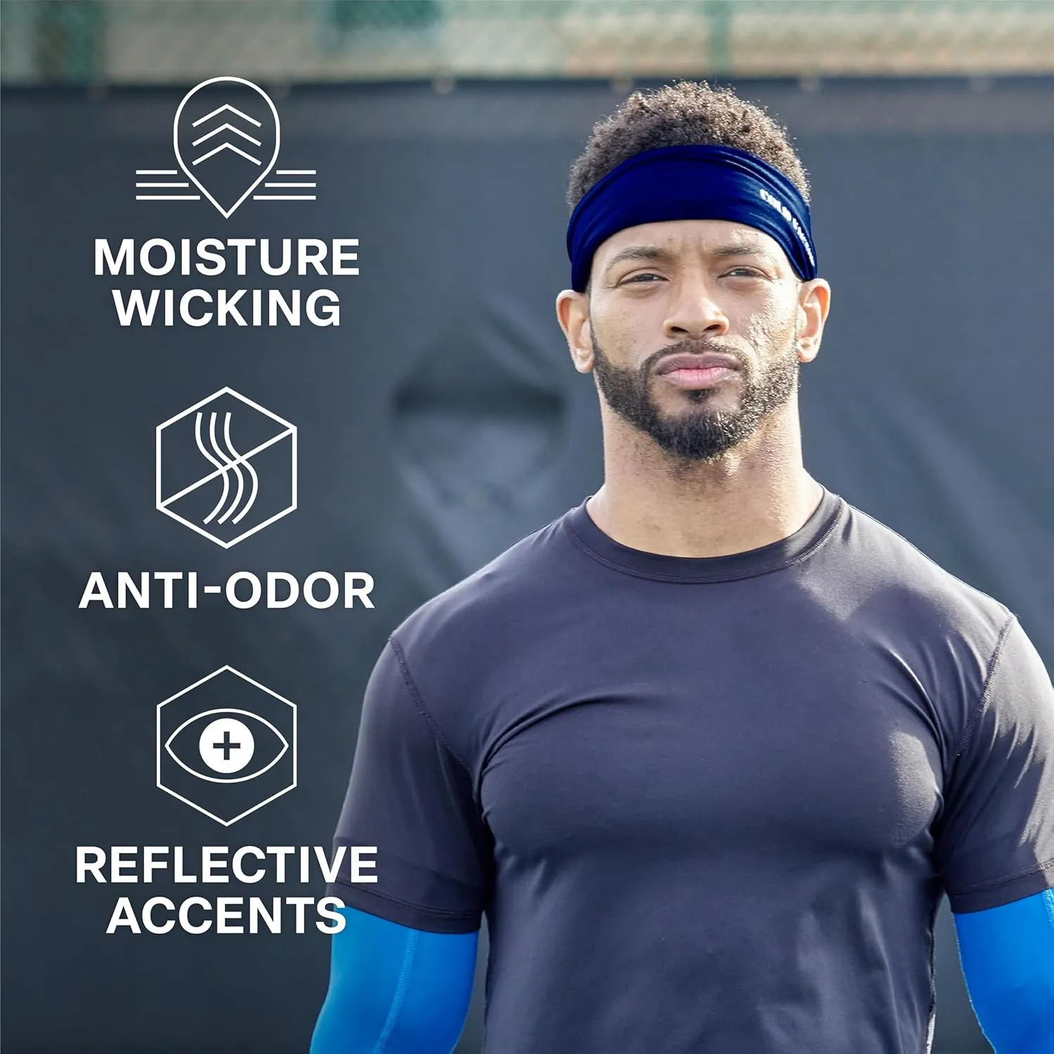 COLD FACTOR Instant Cooling Headband 3 Pack | Advanced Evaporative Comfort for Sports & Outdoor | UPF 50  Protection | Long-Lasting Coolness | Ideal for Fitness, Hiking, Yoga, & Running