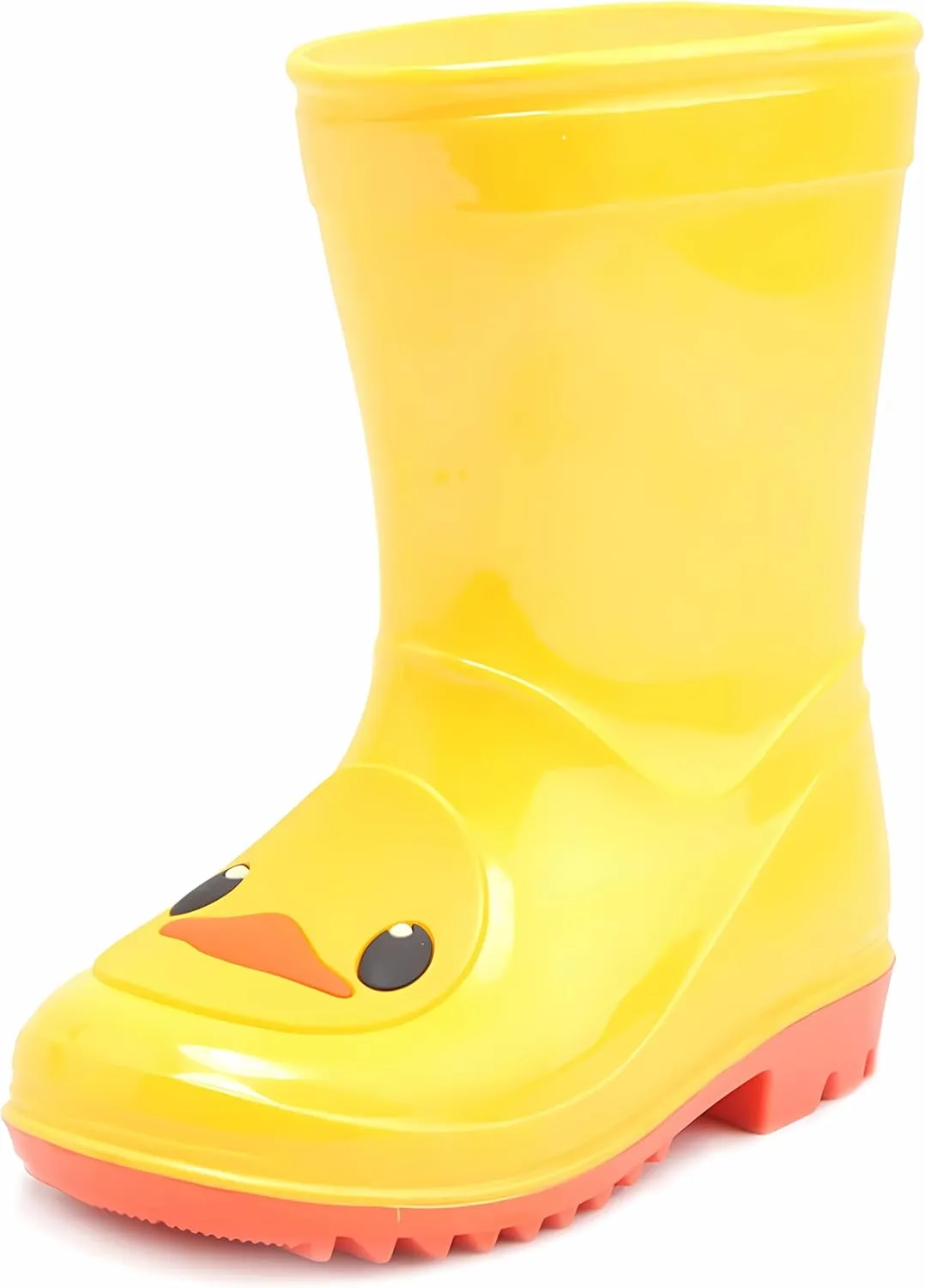 Cute Duck Rain Boots for Kids - Yellow Animal Design Waterproof Rubber Boots for Boys & Girls - Lightweight Comfortable Garden, Puddle & Outdoor Play Shoes