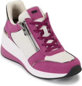 DKNY women's Kaden-Lace Up Wedg Sneaker