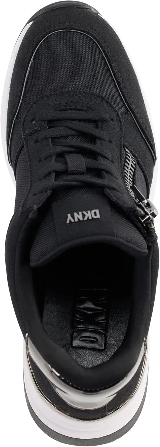 DKNY women's Kaden-Lace Up Wedg Sneaker
