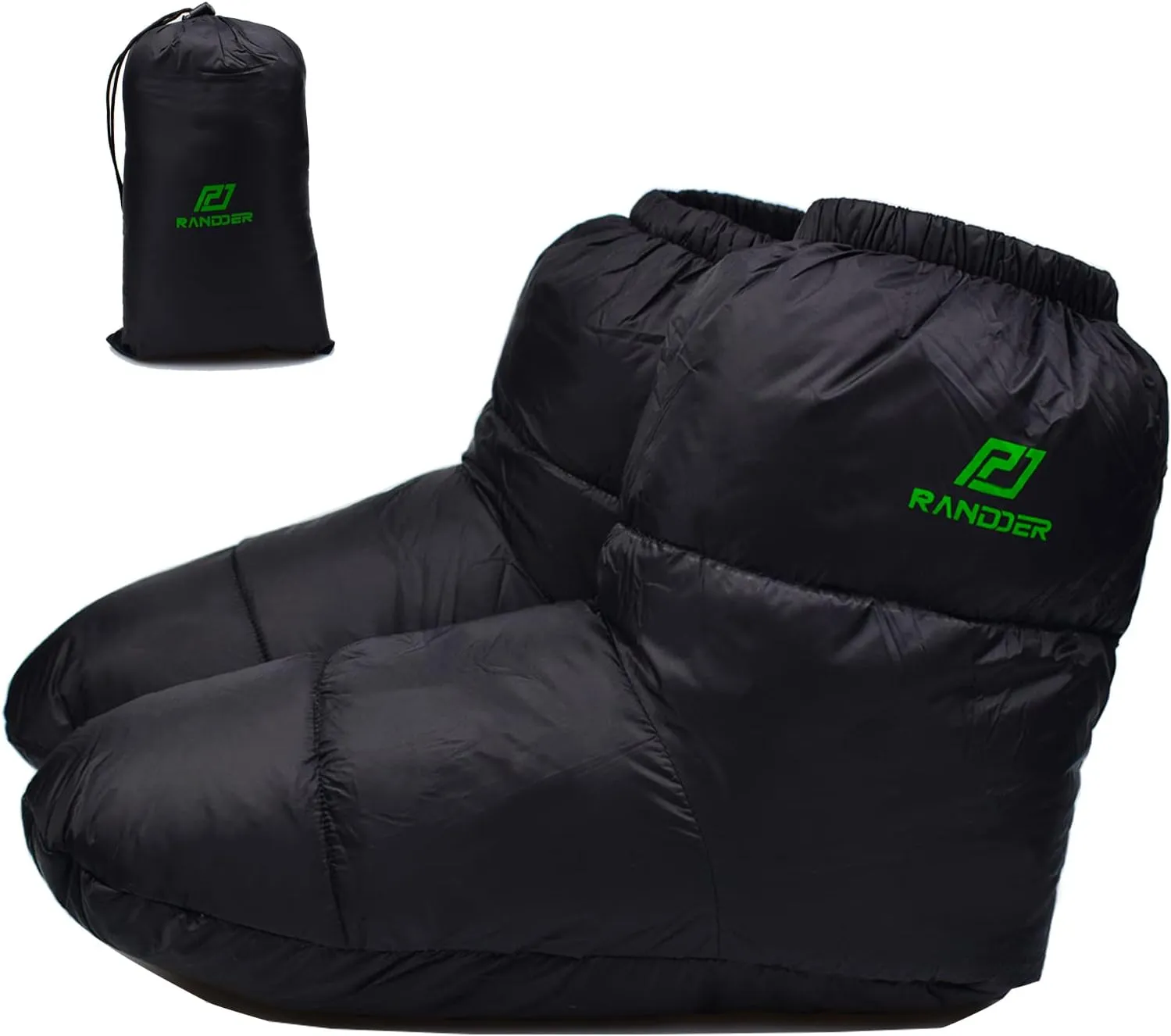 Down Booties Warm Socks for Men & Women - Ultralight Sleeping Sock for Camp, Backpacking - Soft & Cozy Camping Sleeping Bag Tent Down Slippers Foot Warmer