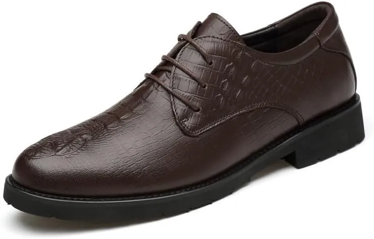 Fashionable Elevator Tuxedo Shoes Men's Classic Business Leather Shoes Casual Daily Walking
