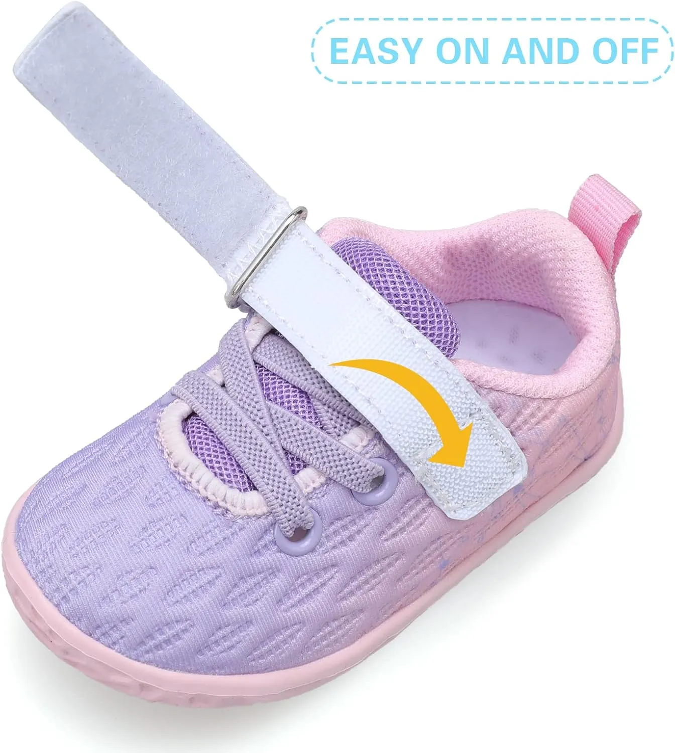 FEETCITY Baby Sneakers Boys Girls Infant Shoes First Walking Shoes Newborn Crib Shoes Toddler Slip On Shoes