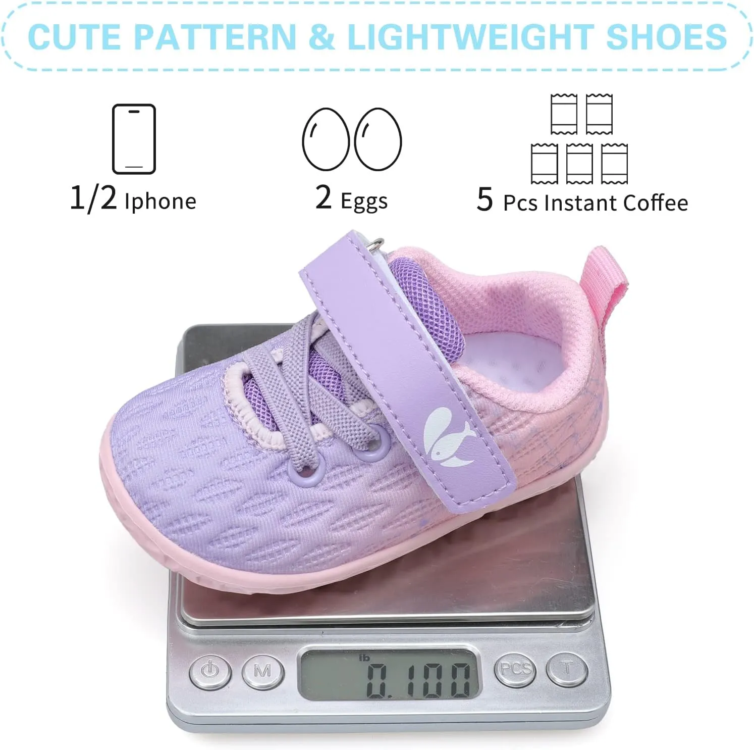 FEETCITY Baby Sneakers Boys Girls Infant Shoes First Walking Shoes Newborn Crib Shoes Toddler Slip On Shoes