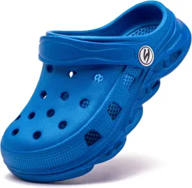 HOBIBEAR Boys and Girls Classic Graphic Garden Clogs Slip on Water Shoes(Toddler/Little Kids/Big Kids)