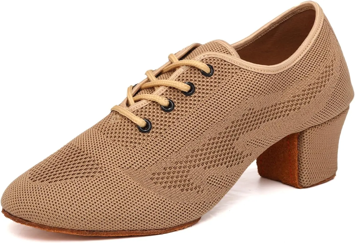 Latin Dance Shoes Women Lace up Ballroom Salsa Tango Practice Teaching