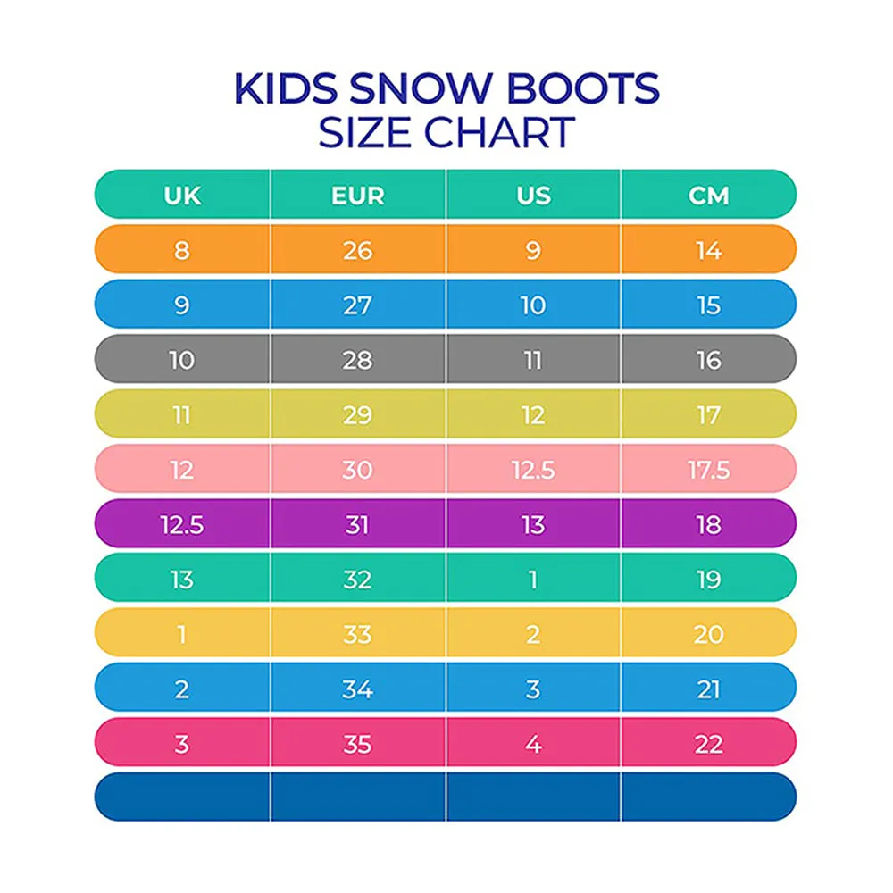 Little Surprise Box, Pink Camouflage Waterproof Winter Snow Boots For Kids With Metal Cleats For Minus Degree Icy Terrains