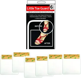 Little Toe Guard, The Patent Pending Toe Protector That Stops Your Toe from Popping Out of Strappy Shoes and Sandals by Dr. Organizer