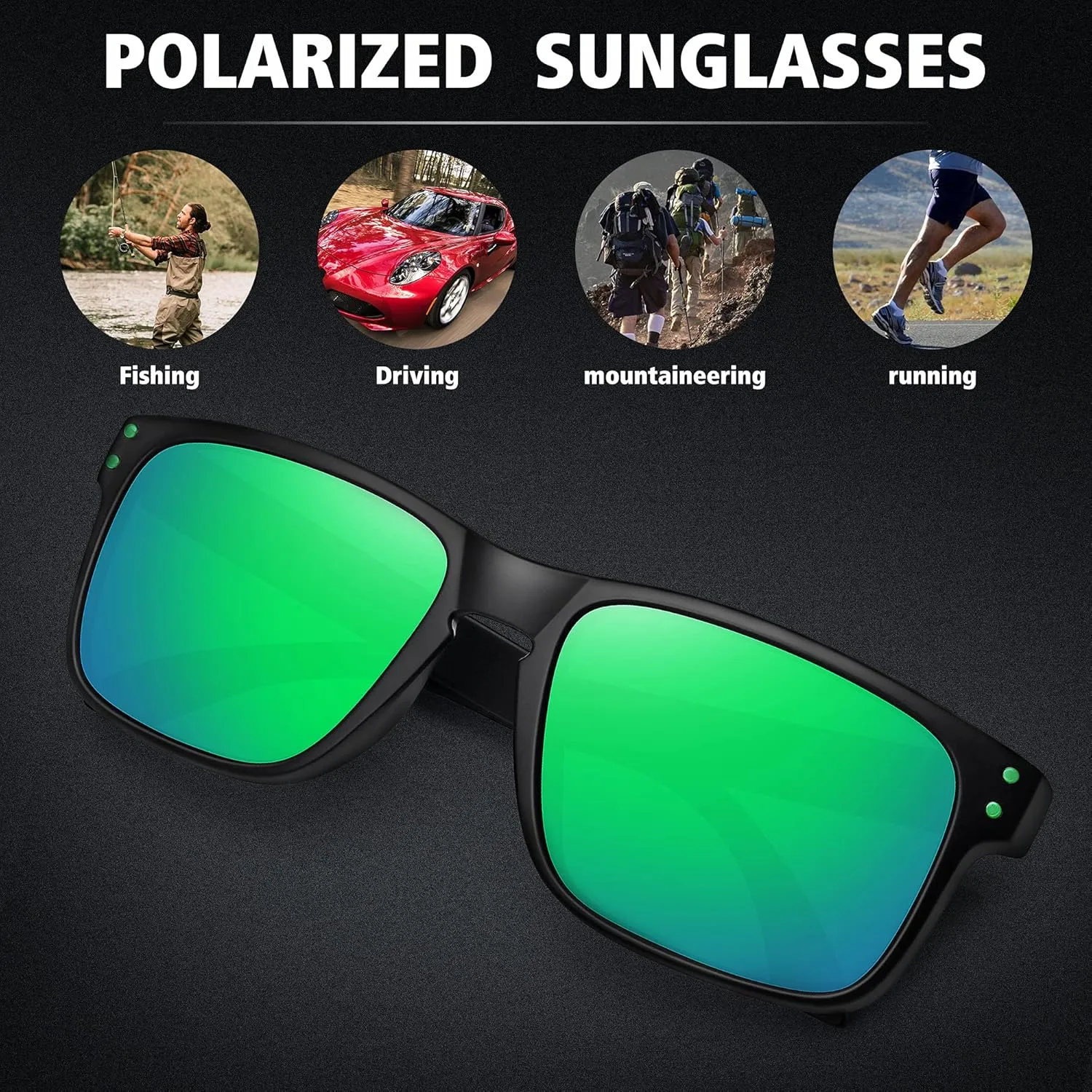 MEETSUN Polarized Sunglasses for Men Women Sports Driving Fishing Glasses UV400 Protection