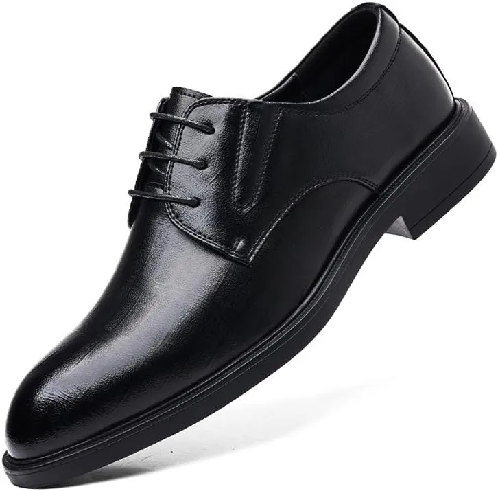 Mens 3.2 Inches Taller Height Increasing Shoes Formal Dress Shoe, Men's Elevator Casual Business