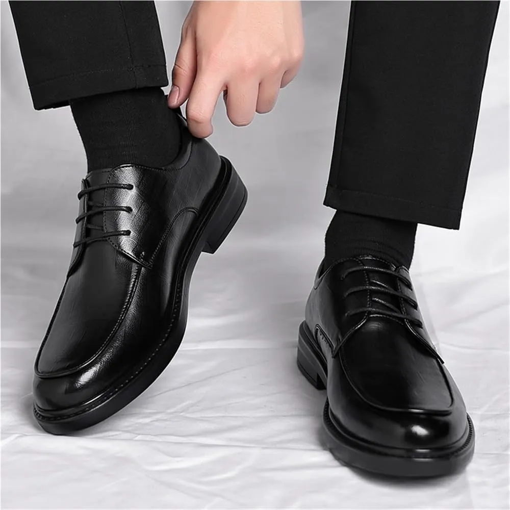 Men's 6cm Height Increase Elevator Shoes Oxford Business Dress Shoes Comfort Formal Shoe