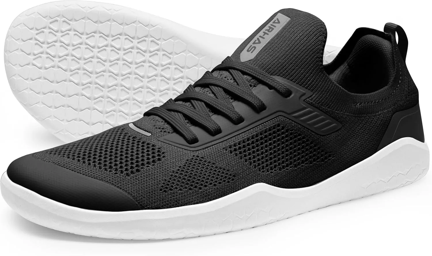 Men's Barefoot Shoes Zero Drop Wide Toe Box Minimalist Gym Shoes for Men Deadlift Cross Training Sneakers