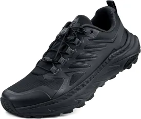 Men's Trail Running Shoes for Hiking Walking Cross Training Shoes with Arch Support Anti-Slip Lightweight Wide Width Sneakers