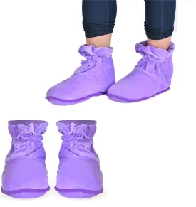 Microwaveable Booties and Feet Warmers for Women, Deep-penetrating Heat Therapy Slippers for Relieving Foot Stiffness, Sore Muscles, Tendinitis, Plantar Fasciitis, Circulatory Problems