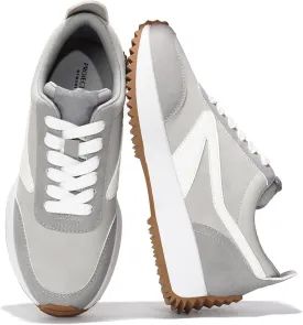 Project Cloud Womens Sneakers - Memory Foam Insole and Lightweight Spring Shoes - Non-Slip Lace Up Trendy Shoes - Fashion Sneakers for Women 2025