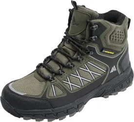 Queday Men's Hiking Boots Waterproof Outdoor Lightweight Trekking Shoes Ankle High Boots