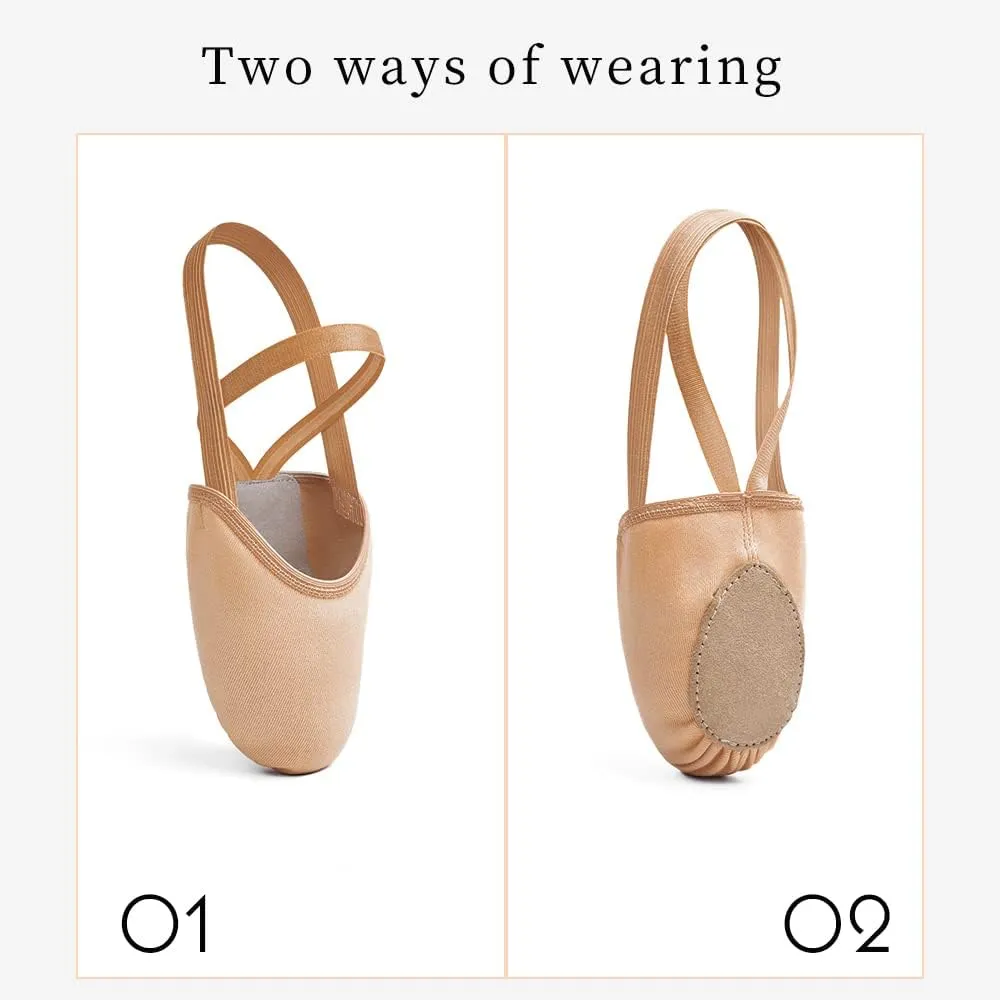 Stelle Half Soles Dance Shoes Women Men Canvas Lyrical Pirouette Ballet Shoes Turners Dance Shoes for Contemporary