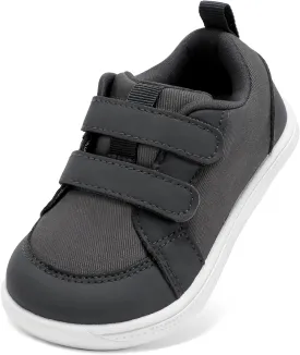 STQ Toddler Wide Toe Box Barefoot Shoes Girls Boys Sneakers Kids Tennis Shoes Lightweight Non-Slip Zero Drop First Walking Shoe Comfort Outdoor Activities School