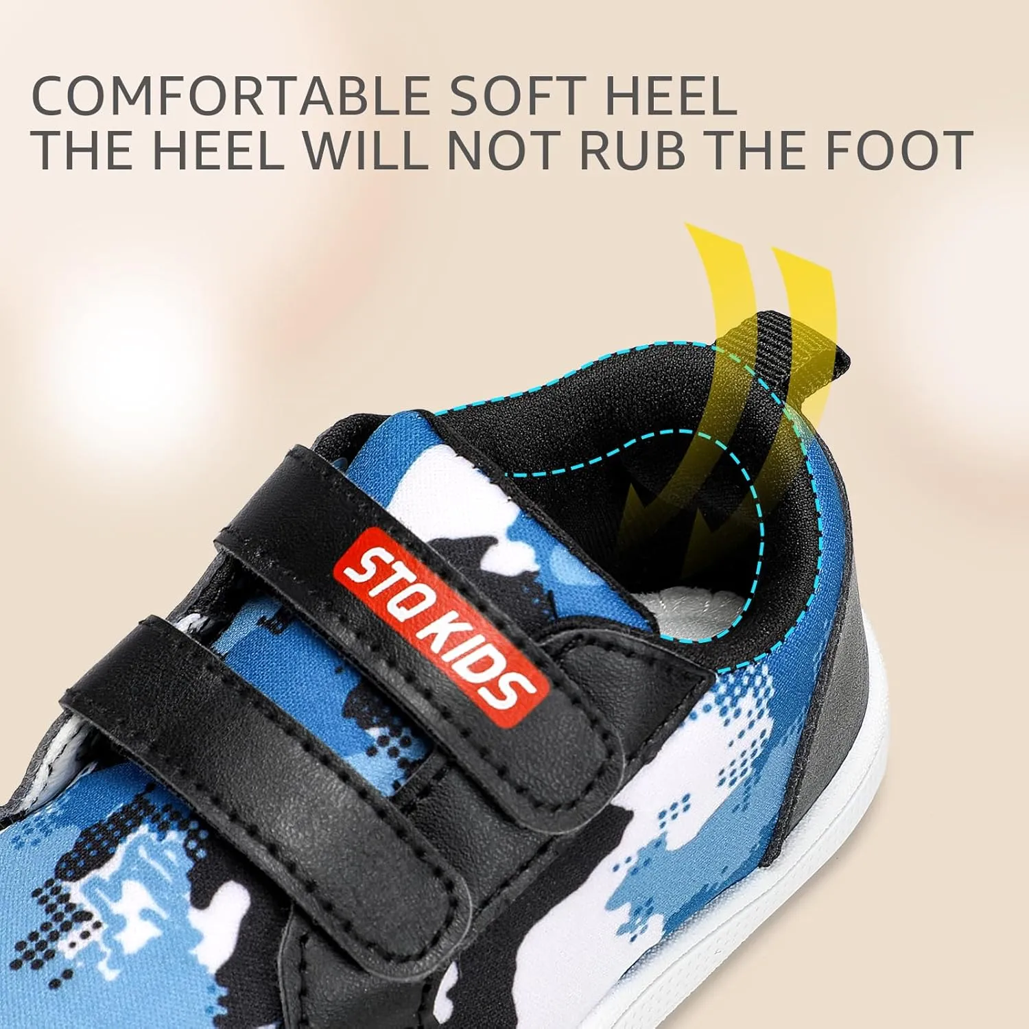 STQ Toddler Wide Toe Box Barefoot Shoes Girls Boys Sneakers Kids Tennis Shoes Lightweight Non-Slip Zero Drop First Walking Shoe Comfort Outdoor Activities School