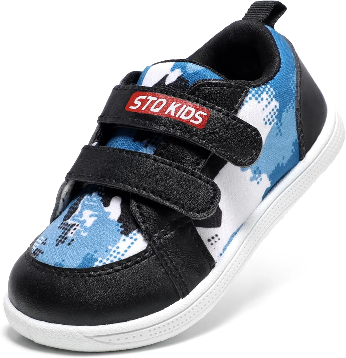 STQ Toddler Wide Toe Box Barefoot Shoes Girls Boys Sneakers Kids Tennis Shoes Lightweight Non-Slip Zero Drop First Walking Shoe Comfort Outdoor Activities School