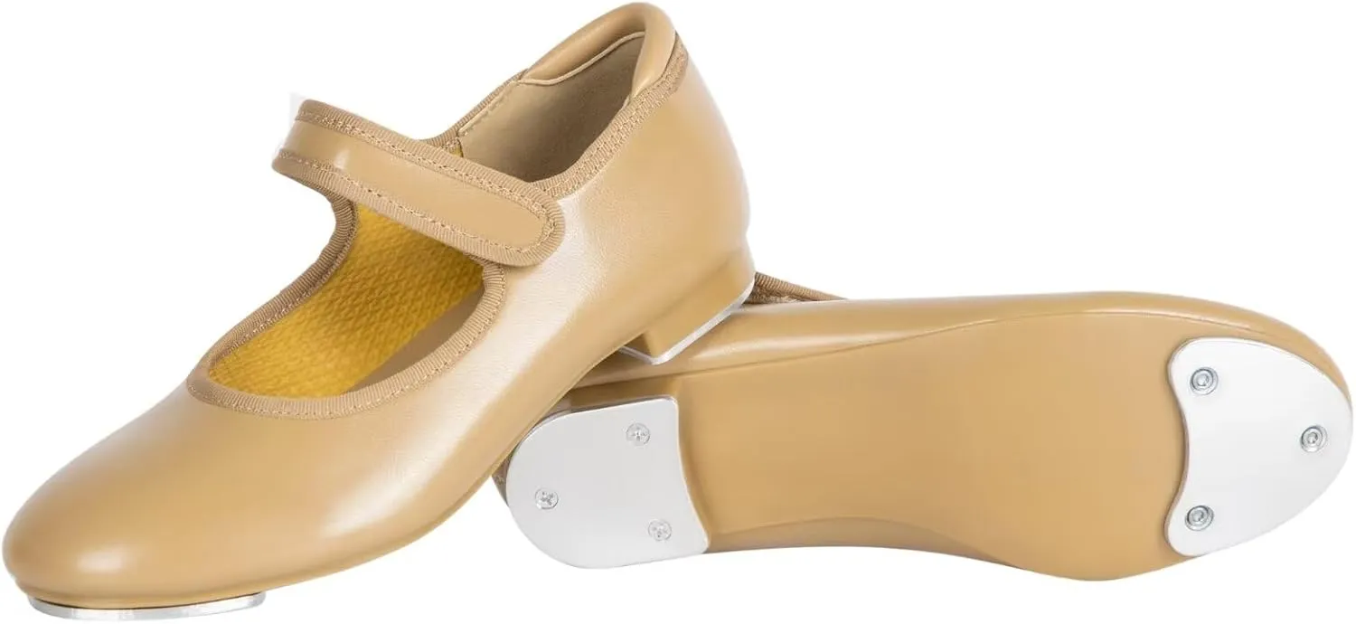 Tap Dance Shoes for Girls,Easy to Put on and take Off Design.