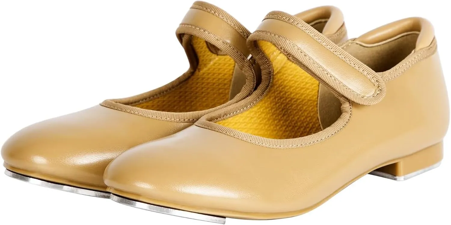 Tap Dance Shoes for Girls,Easy to Put on and take Off Design.