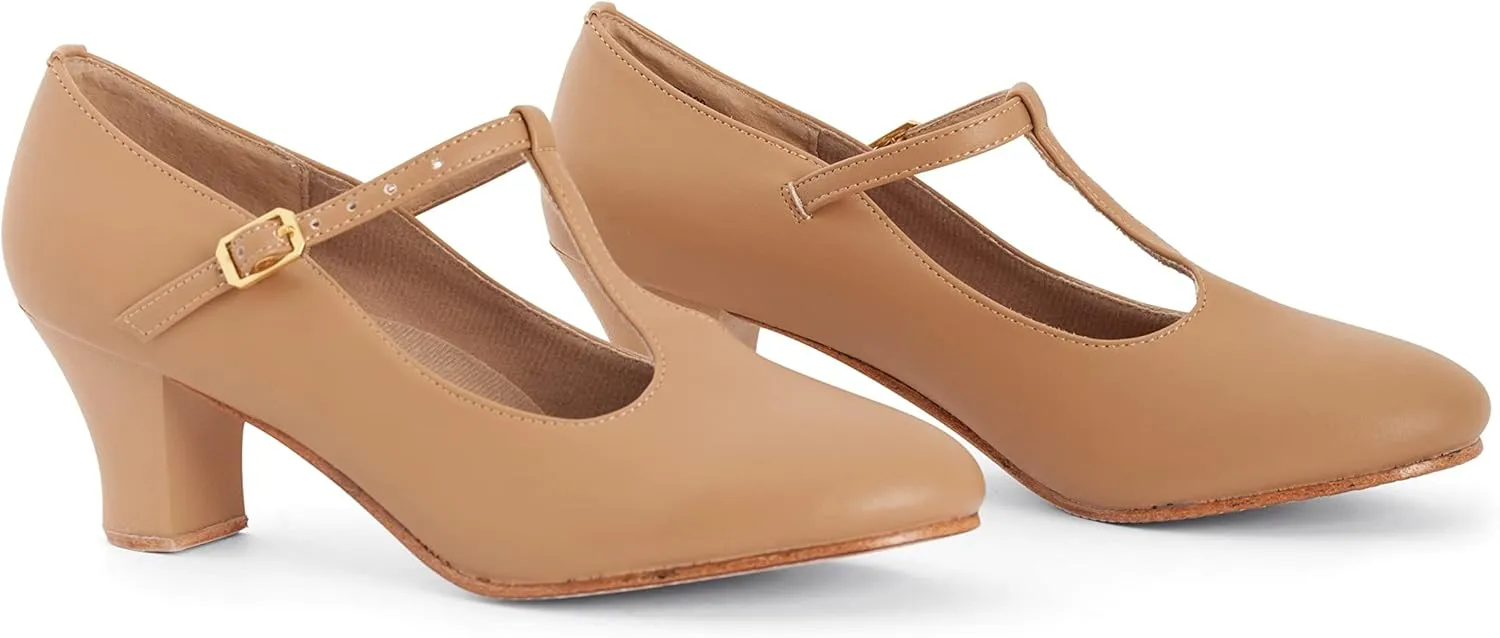Theatricals Womens 2" T-Strap Character Shoes