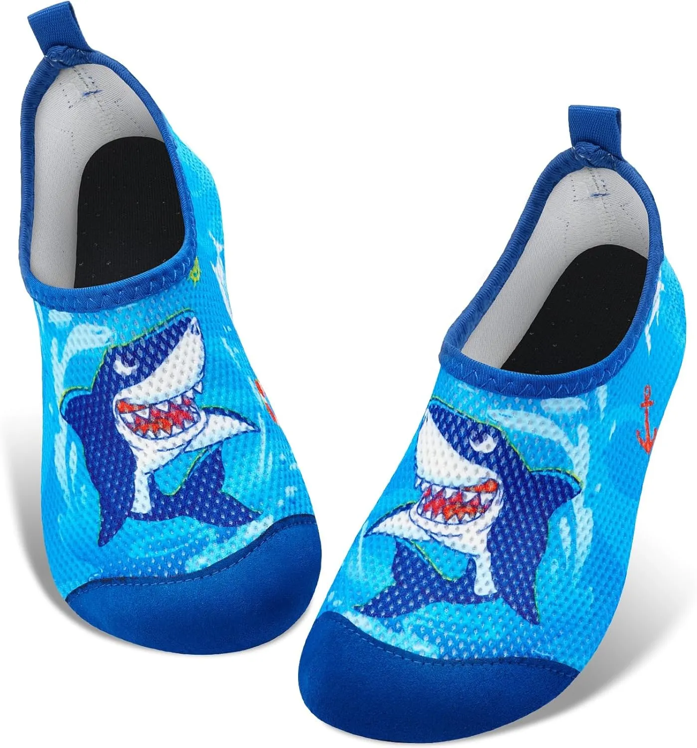 Toddler & Kids Water Shoes, Non-Slip Aqua Shoes for Boys & Girls, Lightweight Quick-Dry Sport Shoes for Beach & Swim