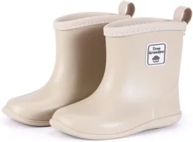 Toddler Rain Boots Baby Rain Boots Short rain Boots for Toddler Easy-on Lightweight and Waterproof