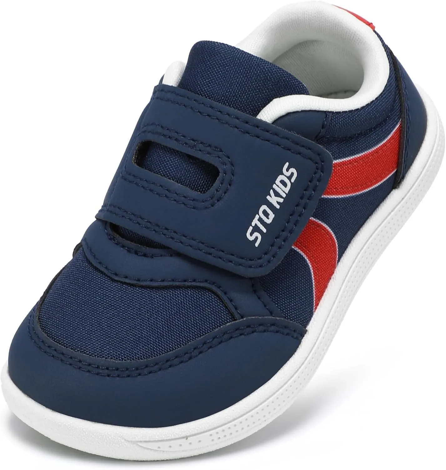 Toddler Wide Toe Box Barefoot Shoes Boys Girls Sneakers Kids Tennis Shoes Preschool Non Slip Lightweight Comfortable First Walking Shoes Running Outdoor Activities