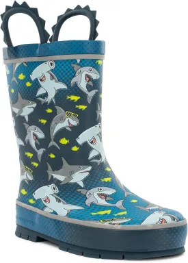 Western Chief Rain Boots with Pull on Handles for Toddlers and Kids - Premium Waterproof Boots for Boys and Girls