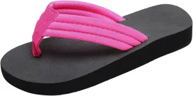 Women's Platform Flip Flop with Arch Support Comfortable Low Wedge Walking Thong Sandals Summer Beach Slippers