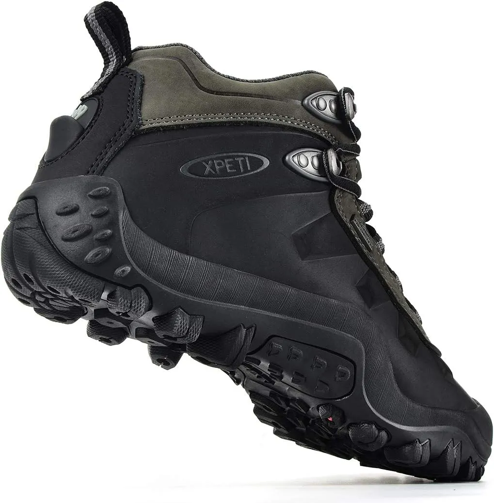 XPETI Mens Highland Waterproof Leather Hiking Boot