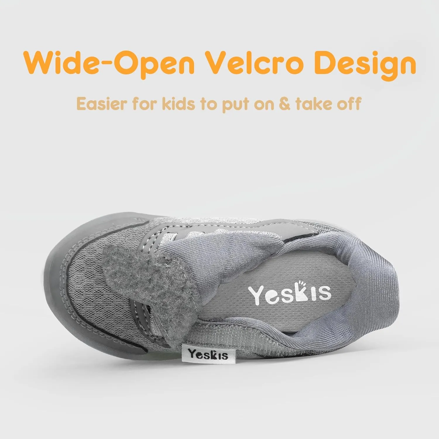 YESKIS Toddler Light Up Shoes Boys Girls Lightweight Breathable Mesh Non-Slip Running Sneakers for Toddler and Little Kid